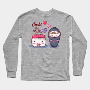 kawaii sushi Long Sleeve T-Shirt